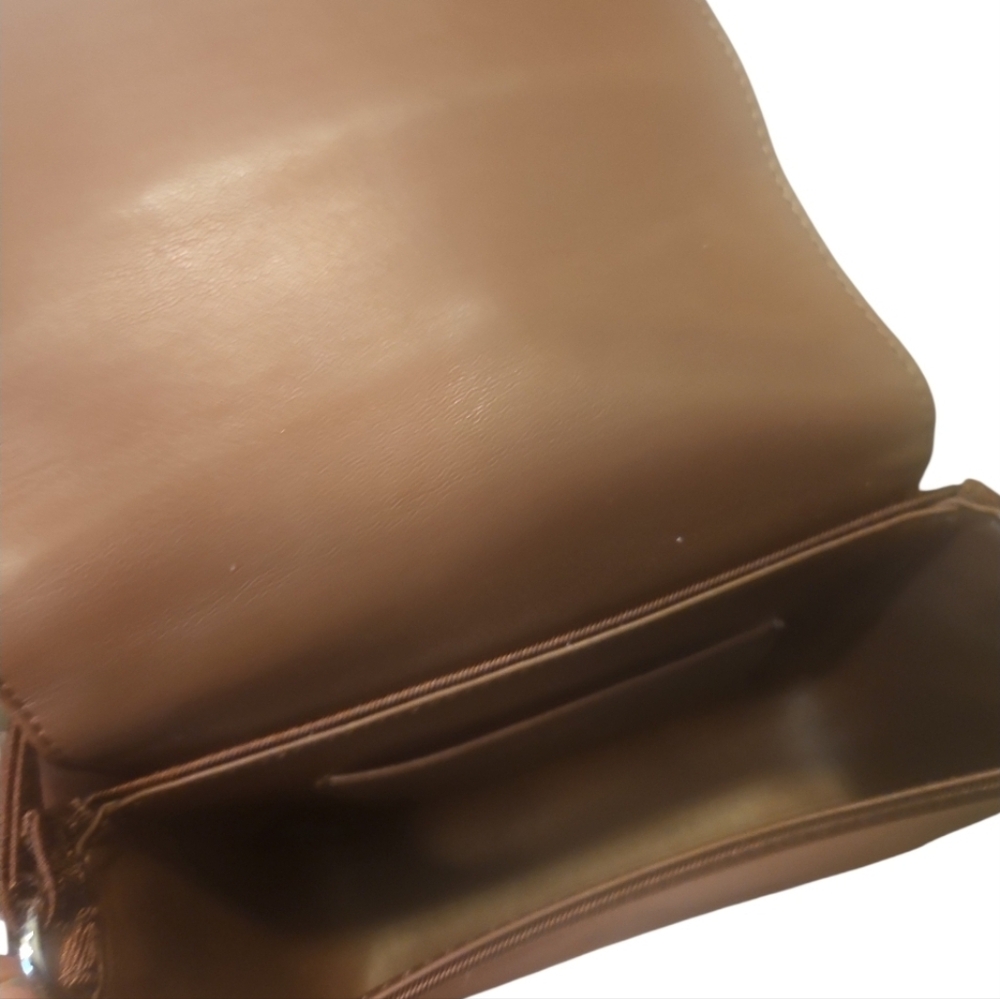 EDIE PARKER | Burn Leather Crossbody Bag Brown Minimal Shoulder Bag - Picture 9 of 10